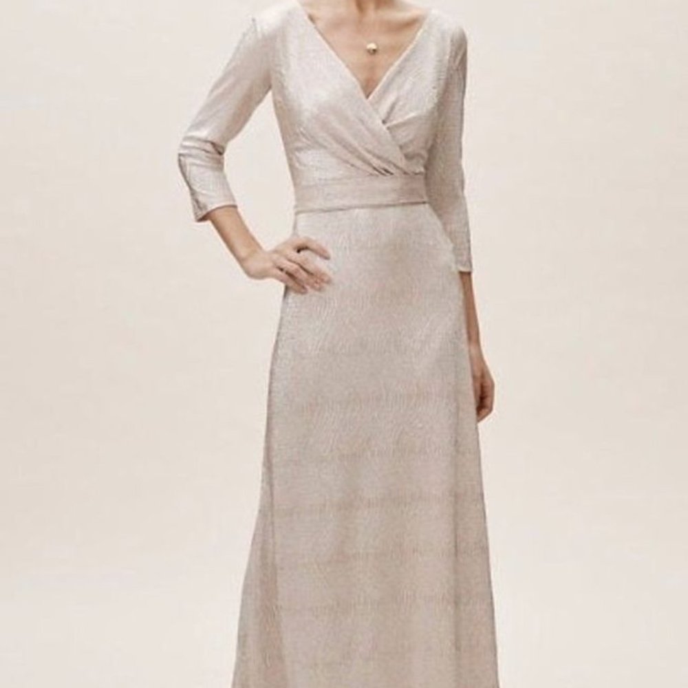 NWT - BHLDN Rose Gold Floor Length Dress